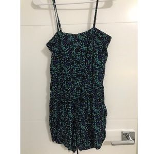 FOREVER 21 floral romper